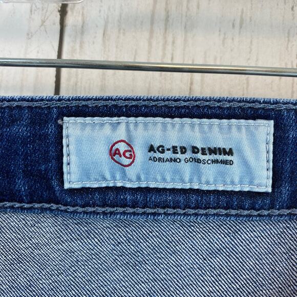 Adriano Goldschmied 4 Years Deep Willow Blue Farrah Skinny Ankle Jeans Size 26R - Picture 9 of 13